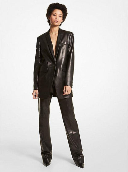 Mika Plonge  Leather Trousers