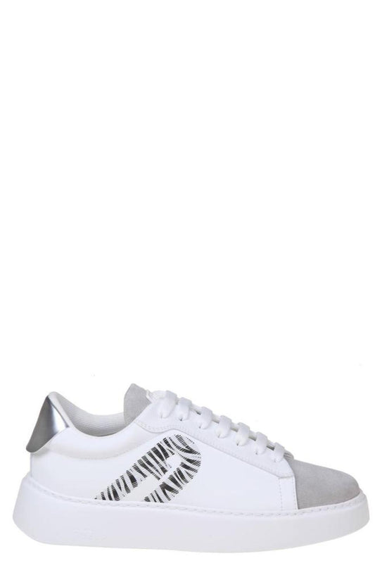 Furla Round-Toe Lace-Up Sneakers