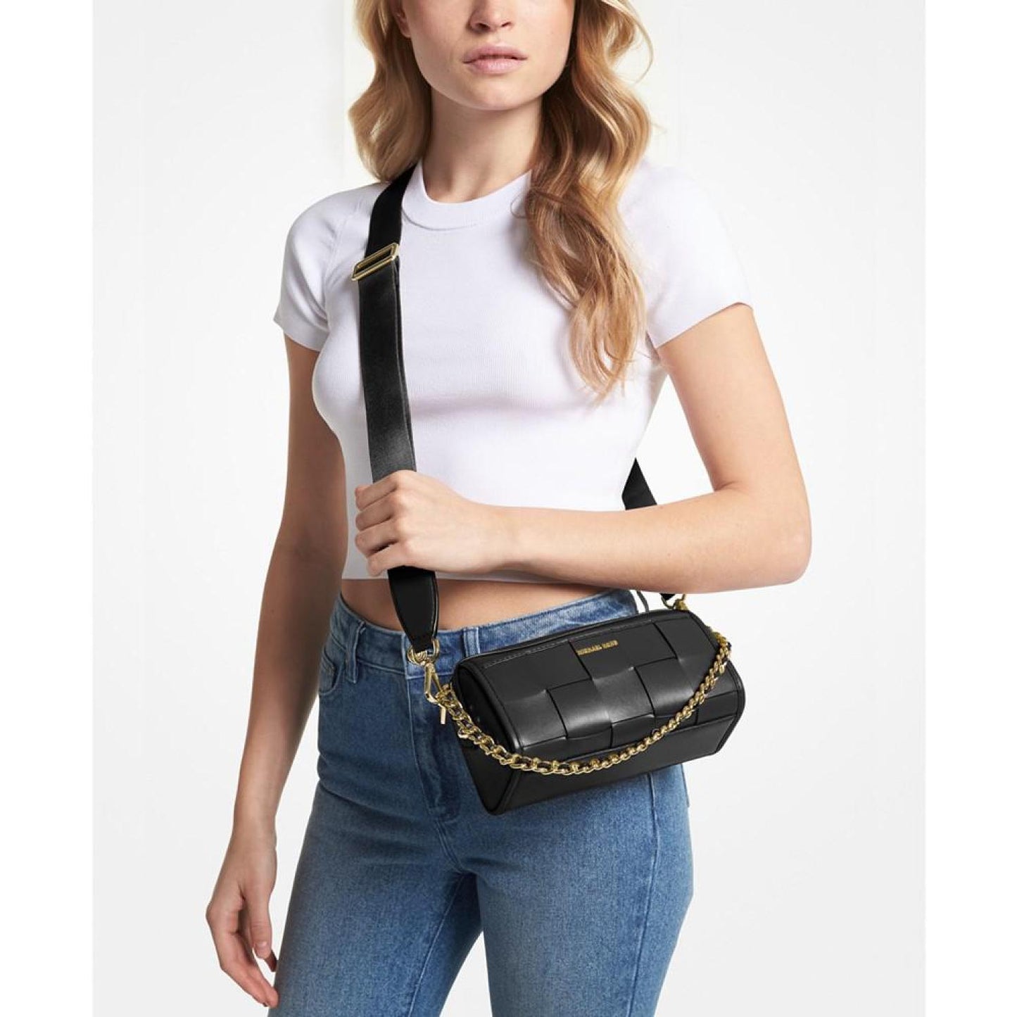 Jet Set Small Leather Barrel Crossbody