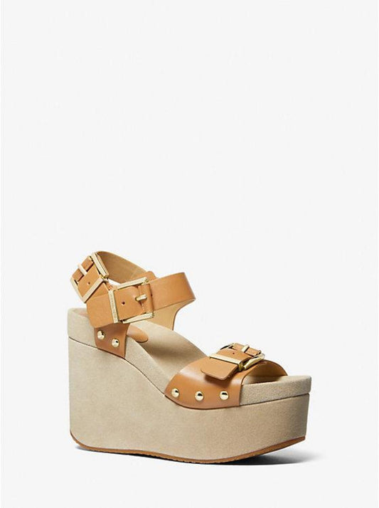 Colby Leather Wedge Sandal