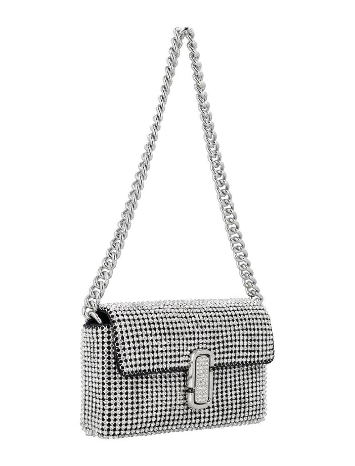 Marc Jacobs Embellished The Mini Soft Shoulder Bag