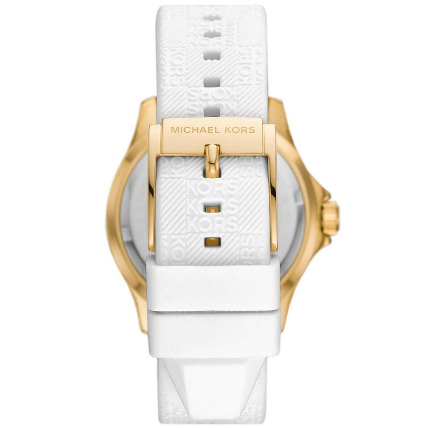 Women's Everest Quartz Three-Hand White Silicone Watch 43mm