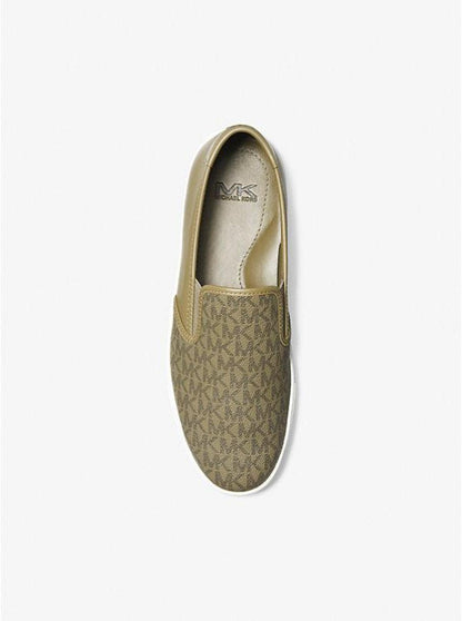 Cal Logo and Leather Slip-On Sneaker