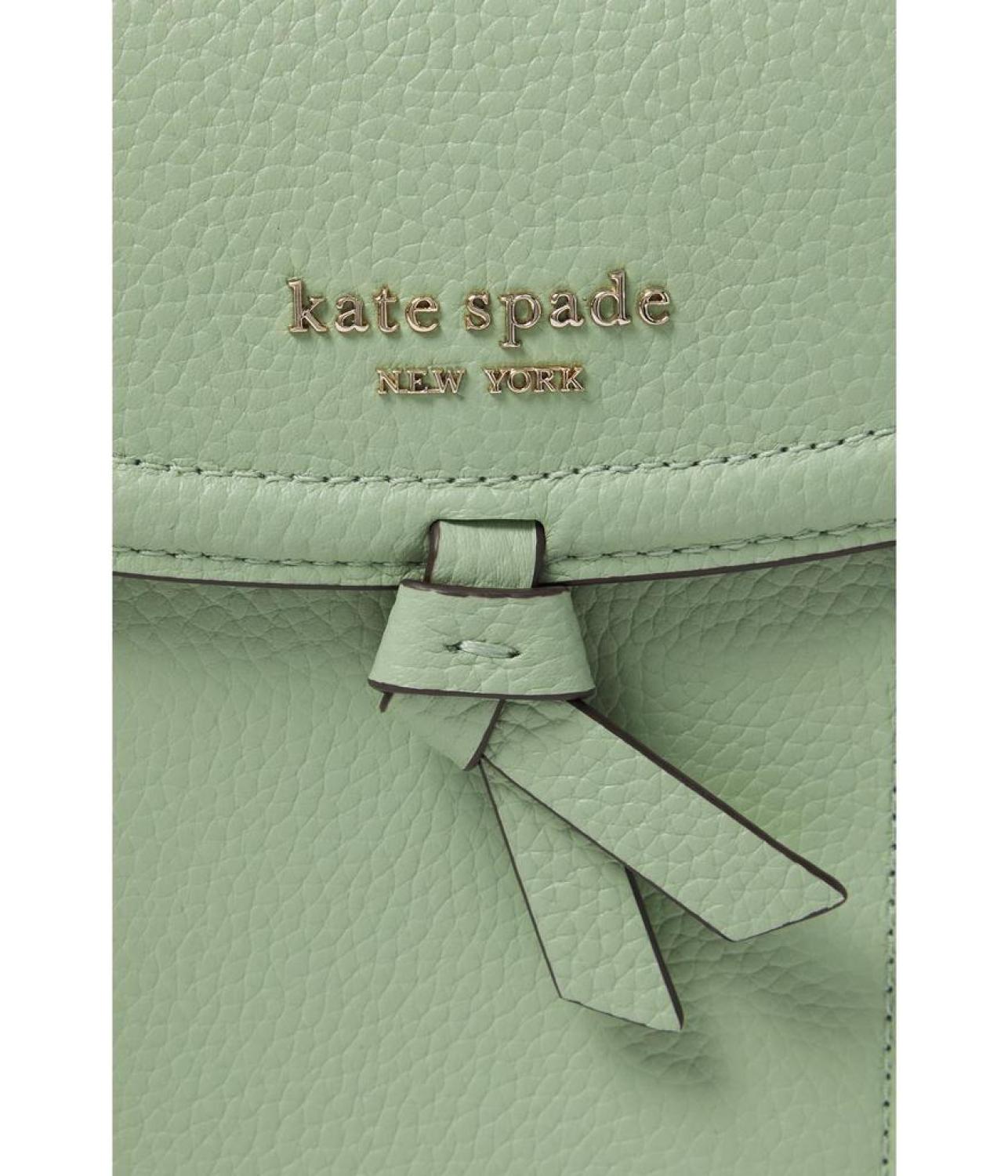 Knott Pebbled Leather Ns Phone Crossbody