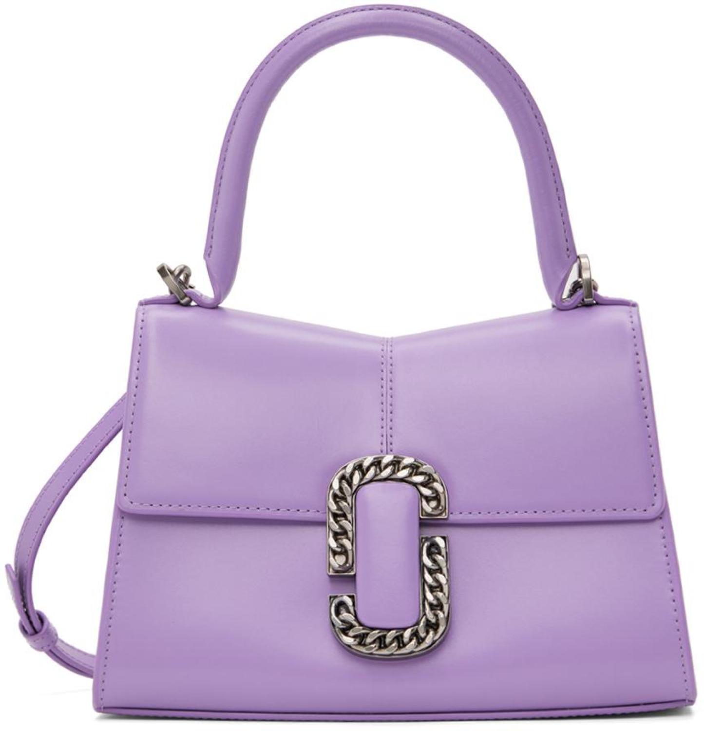 Purple 'The St. Marc' Bag