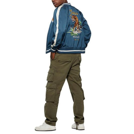 Men's Irvine Reversible Embroidered Bomber Jacket