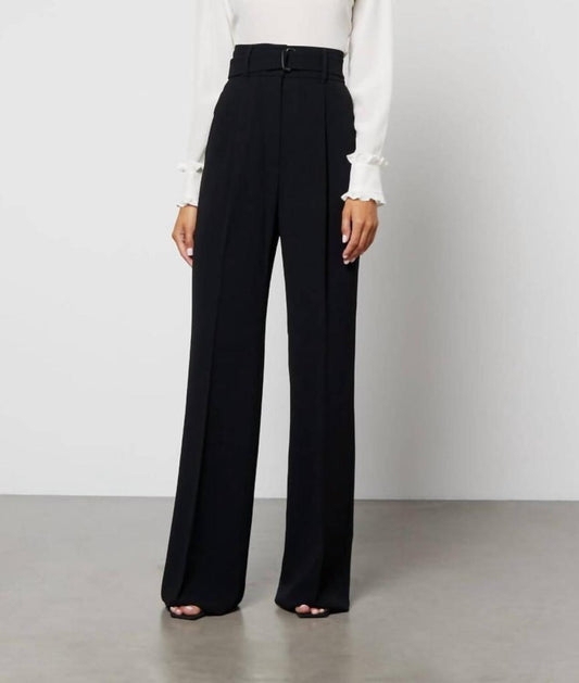 Eschilo Belted Trouser In Black