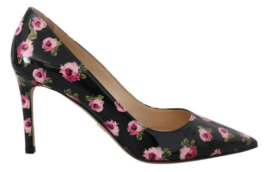 Prada Leather Floral Heels Stilettos Women's Pumps