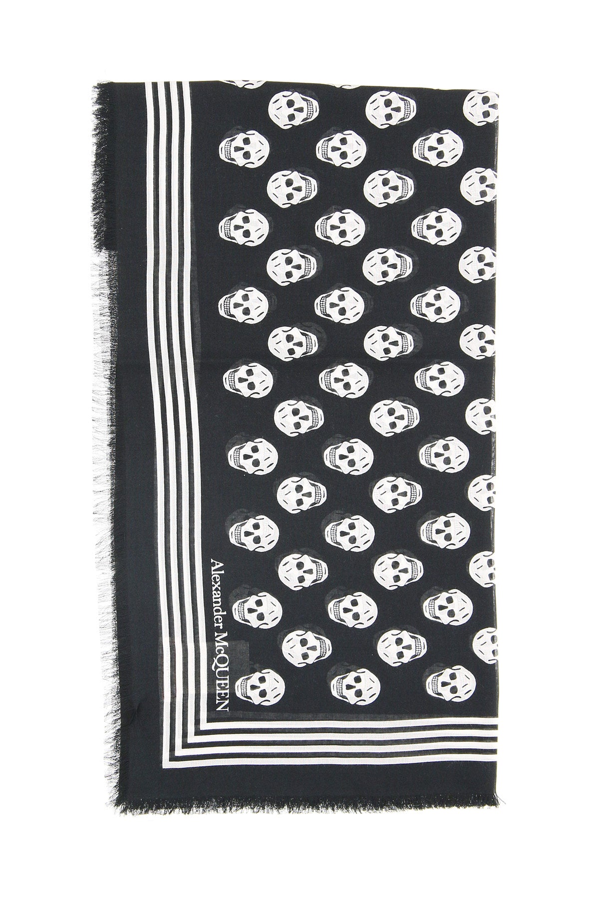 Alexander mcqueen biker skull scarf