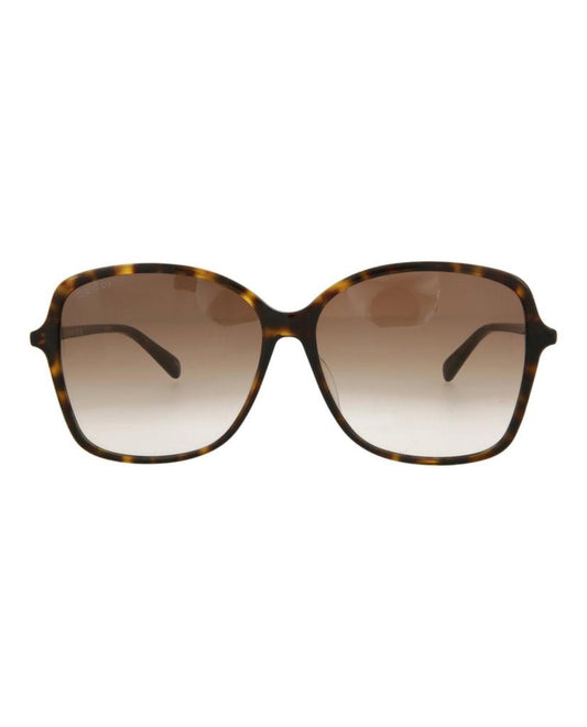 Rectangle-Frame Acetate Sunglasses