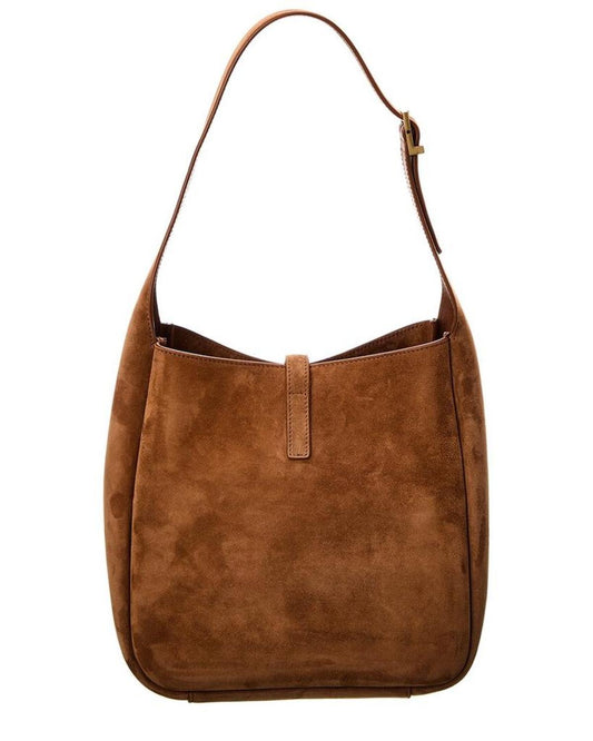 Saint Laurent Le 5 A 7 Small Suede Hobo Bag