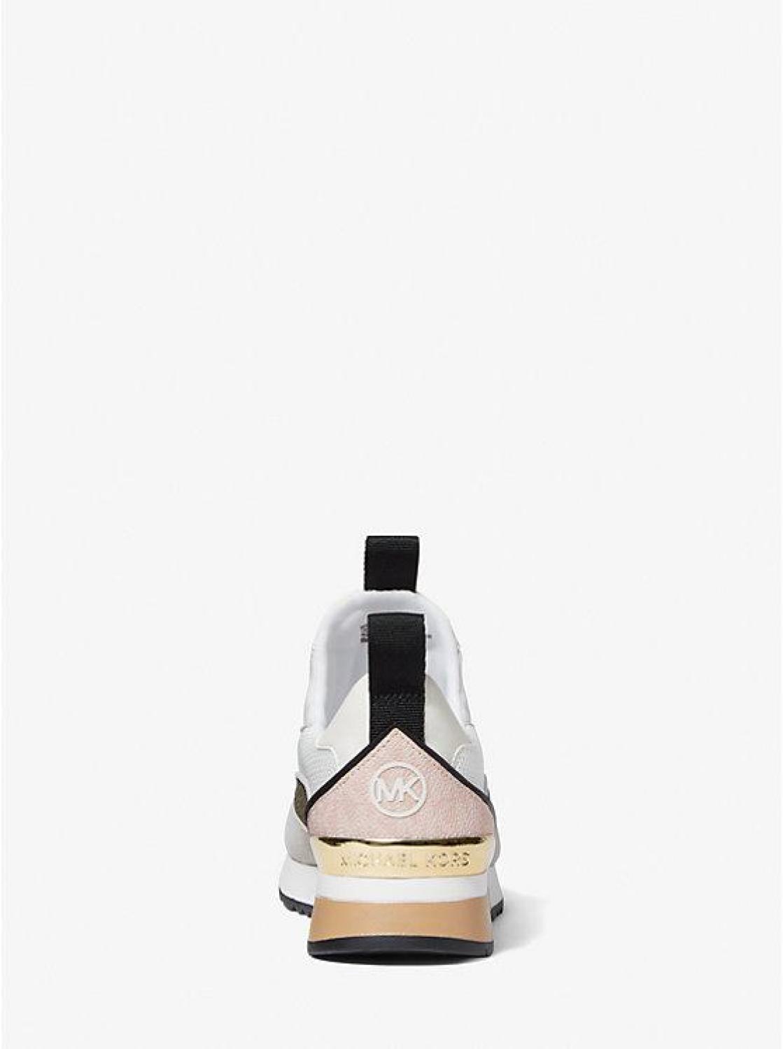 Allie Stride Mixed-Media Slip-On Trainer