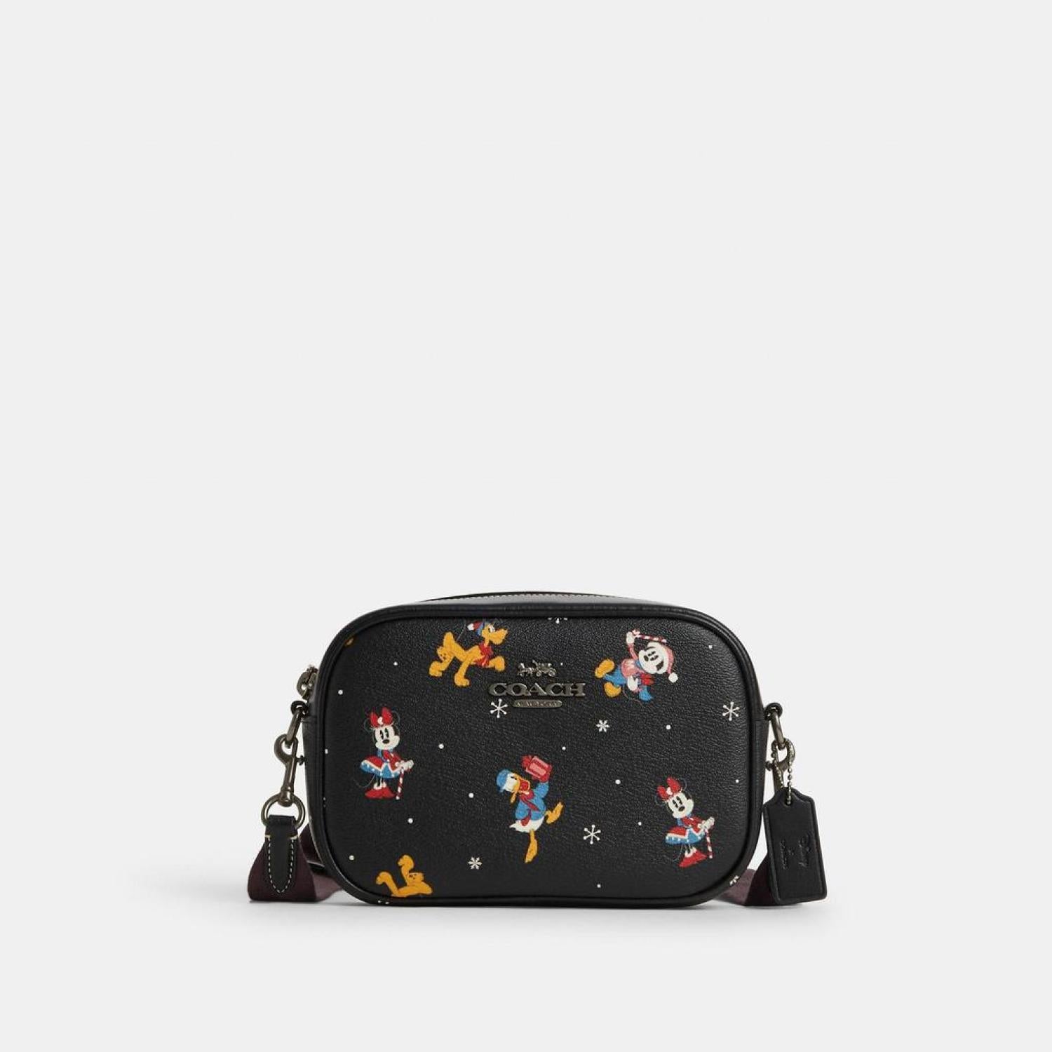 Coach Outlet Disney X Coach Mini Jamie Camera Bag With Holiday Print