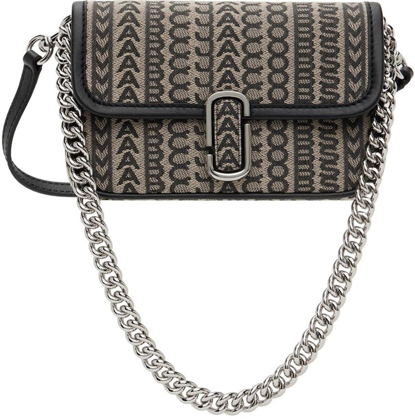 Taupe & Black 'The Monogram J Marc Mini' Bag