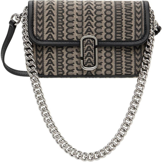 Taupe & Black 'The Monogram J Marc Mini' Bag