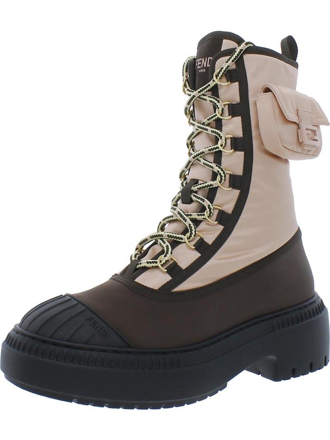 ALJO Womens Round Toe Rubber Outsole Winter & Snow Boots