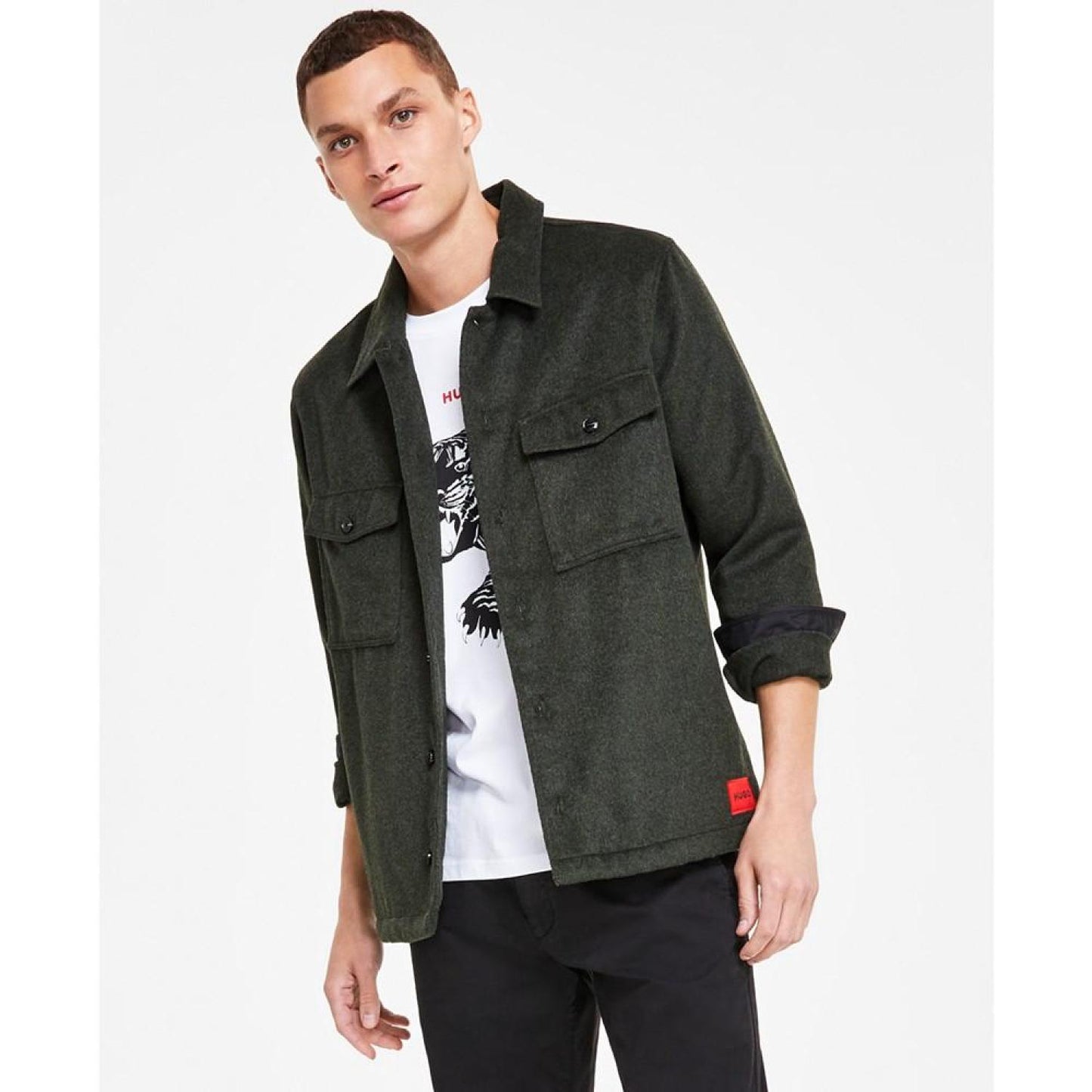 Men's Enalu Oversized Shirt Jacket