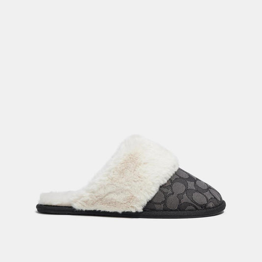 Coach Outlet Ziva Slipper In Signature Jacquard