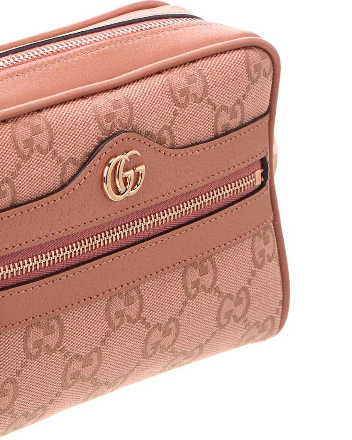 Gucci Ophidia Mini GG Canvas & Leather Shoulder Bag