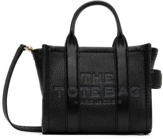 Black 'The Leather Mini' Tote