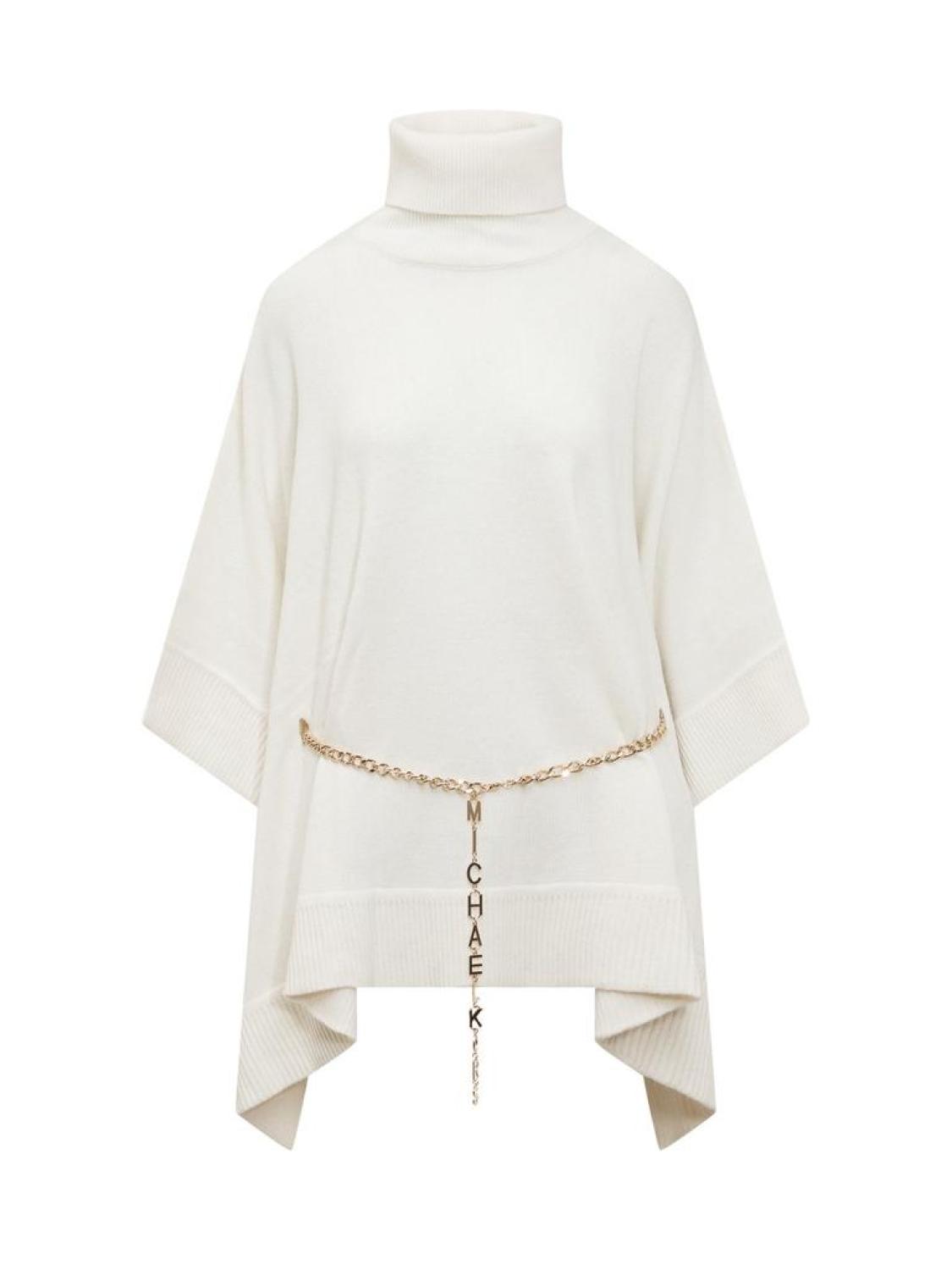 Michael Kors Turtleneck Knit Poncho