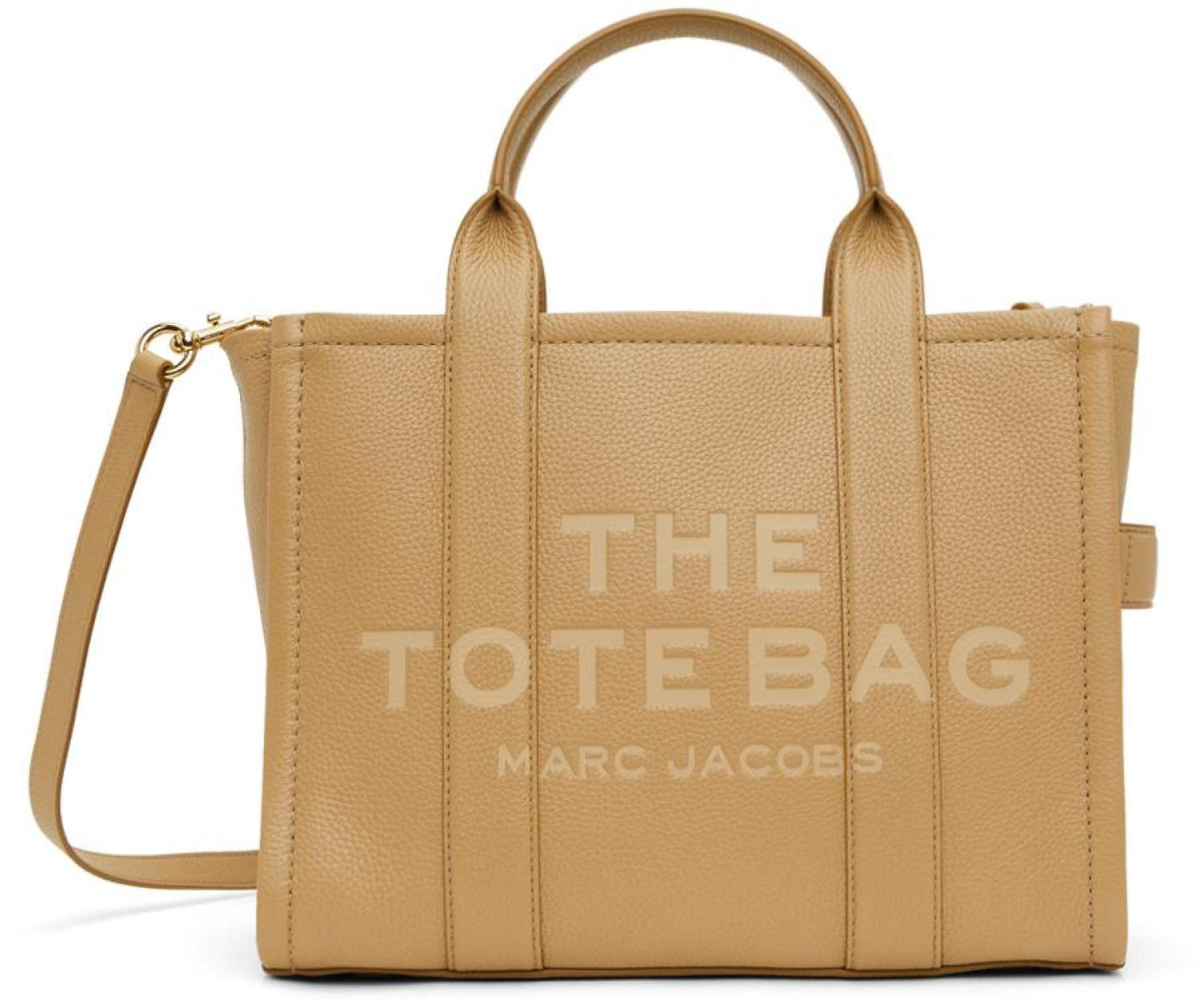 Tan 'The Leather Medium Tote Bag' Tote