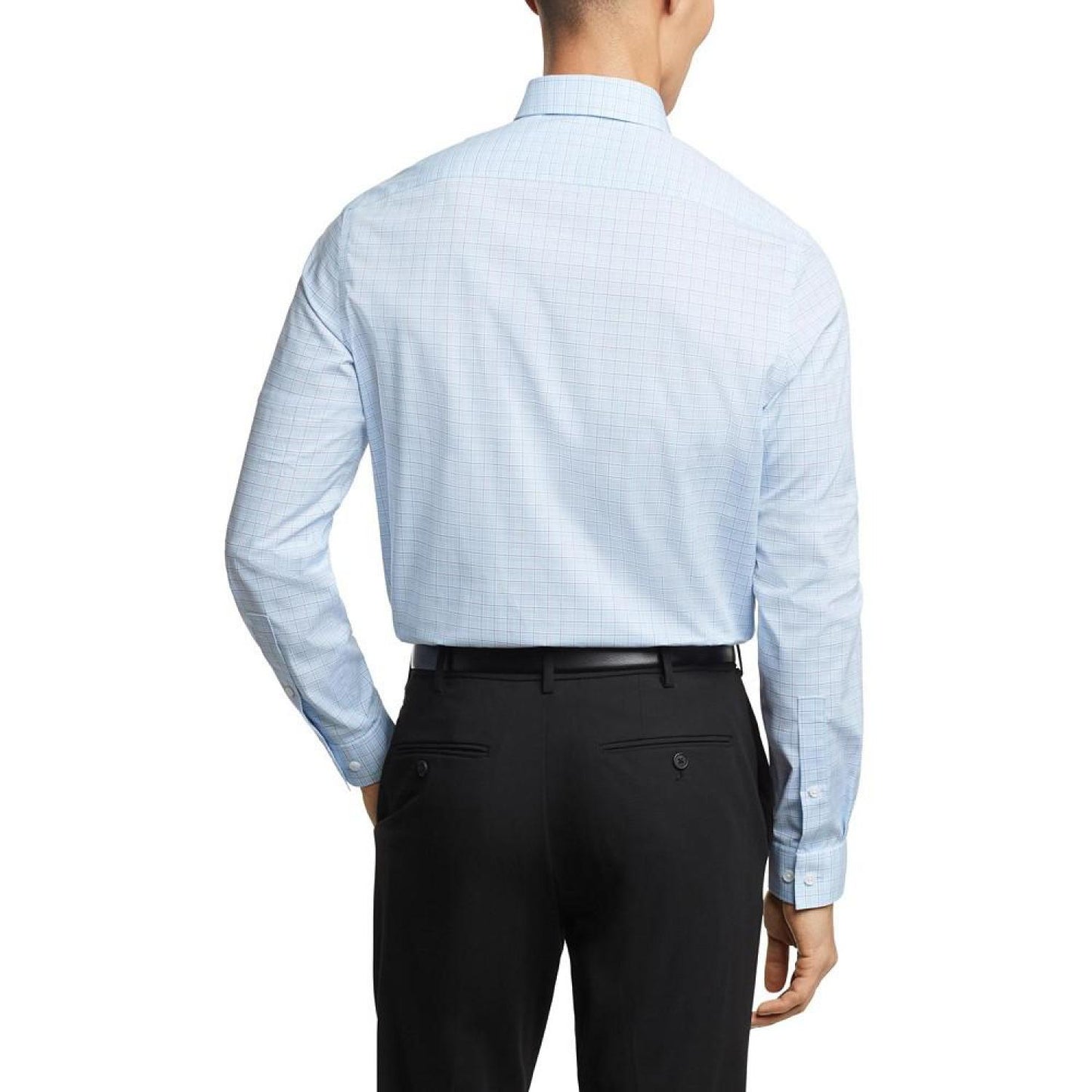 Men's Regular-Fit Comfort Stretch Check Dress Shirt