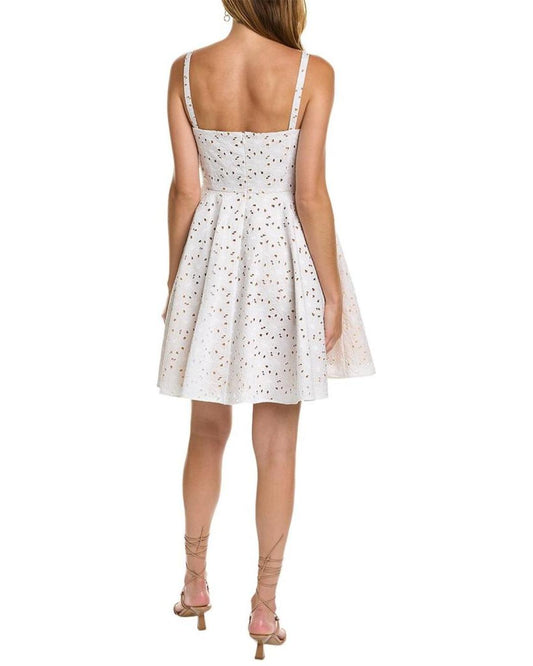 Michael Kors Eyelet Sweetheart Dress