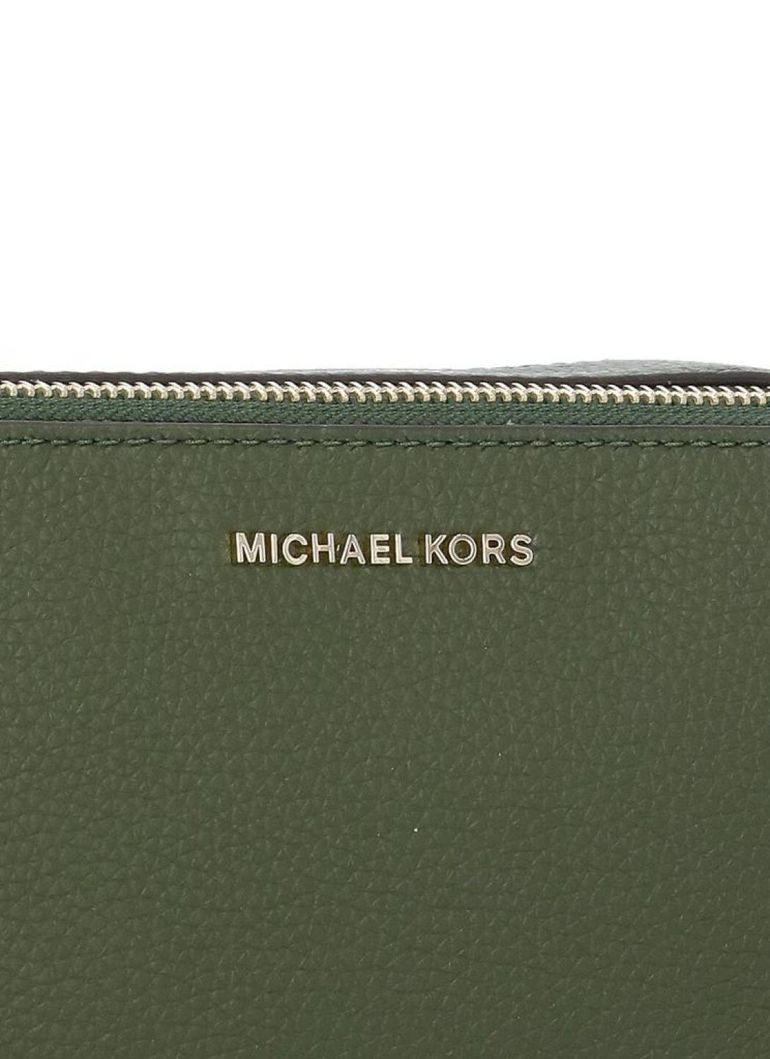 Michael Michael Kors Logo Plaque Double Zip Small Crossbody Bag