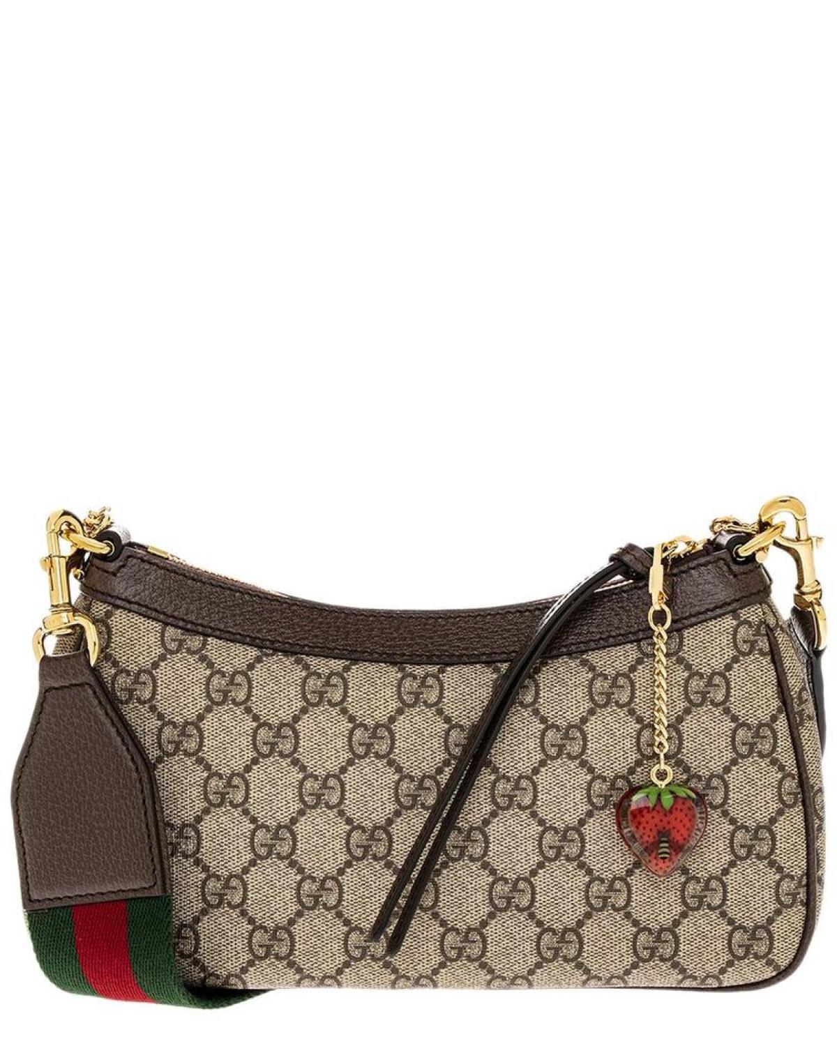 Gucci Ophidia GG Small Canvas & Leather Shoulder Bag