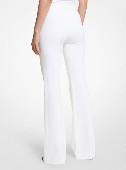 Brooke Double Crepe Sablé Flared Pants