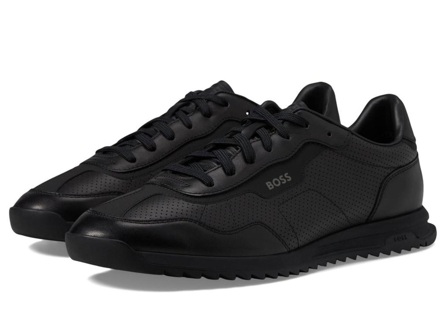 Zayn Low Profile Leather Mesh Sneakers