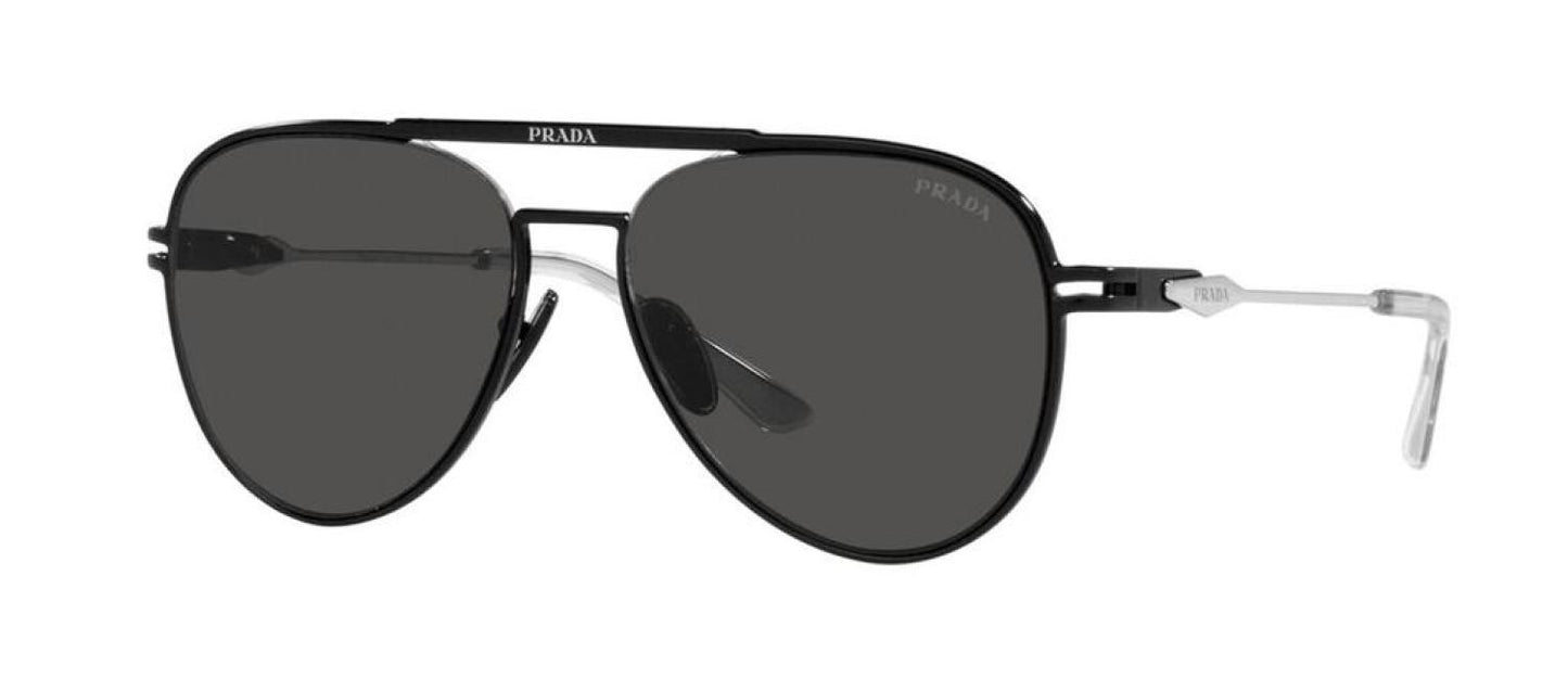 Prada PR 54ZS 1BO5S0 Aviator Sunglasses