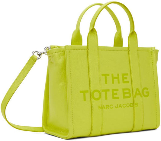 Yellow 'The Leather Medium' Tote