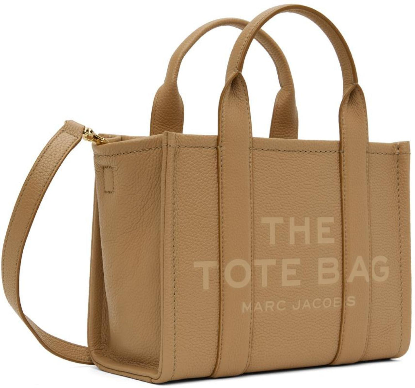 Beige 'The Leather Small Tote Bag' Tote