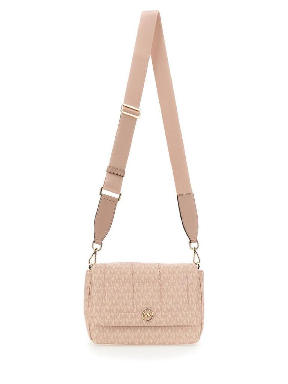 Michael Michael Kors Lilah Monogram Foldover Top Crossbody Bag