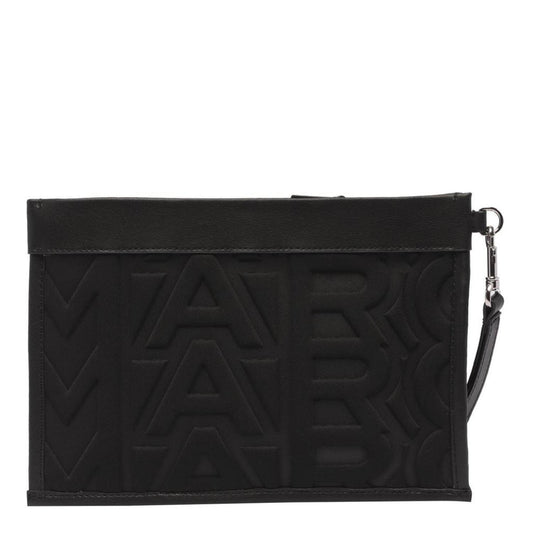 Marc Jacobs Logo-Patch Zipped Clutch Bag