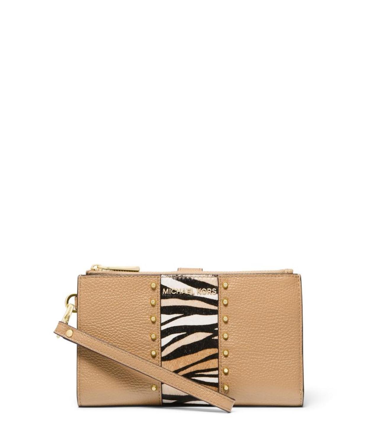 Jet Set Double Zip Wristlet