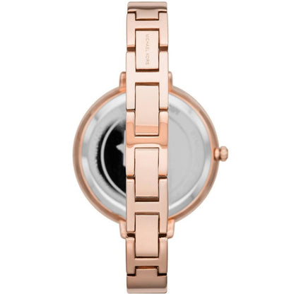 Women's Charley Three-Hand Rose Gold-Tone Alloy Half Bangle Watch 38mm