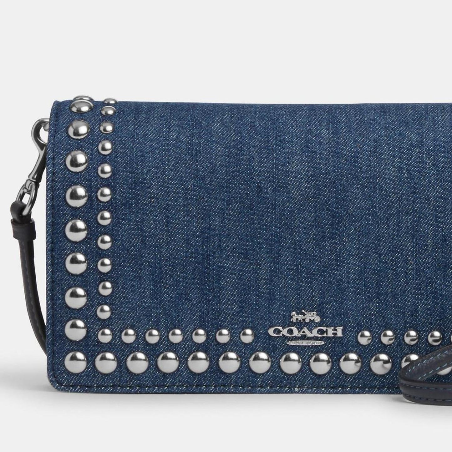 Coach Outlet Anna Foldover Clutch Crossbody With Rivets