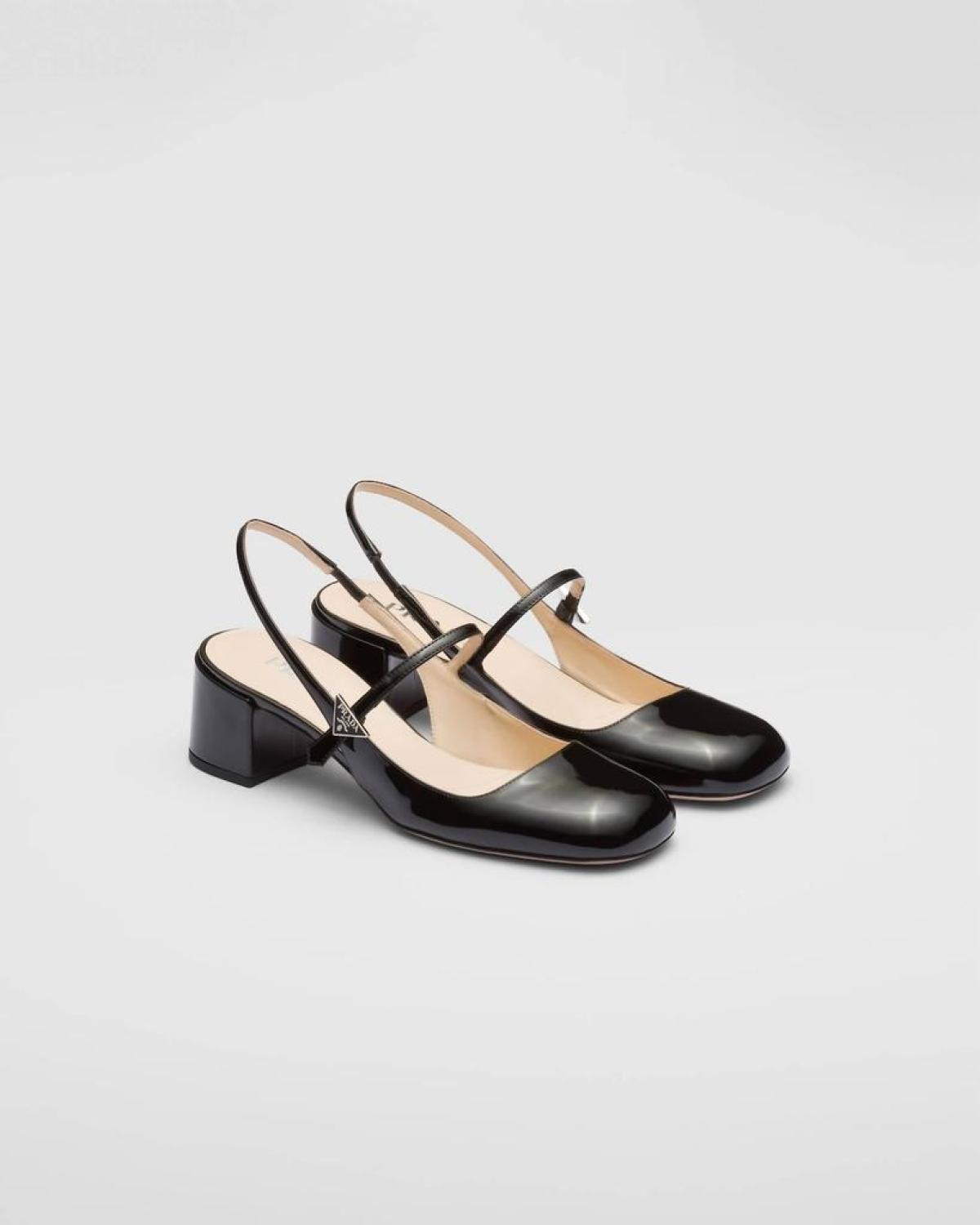 Women's Mary Jane Slingback Pumps Shoes In Black