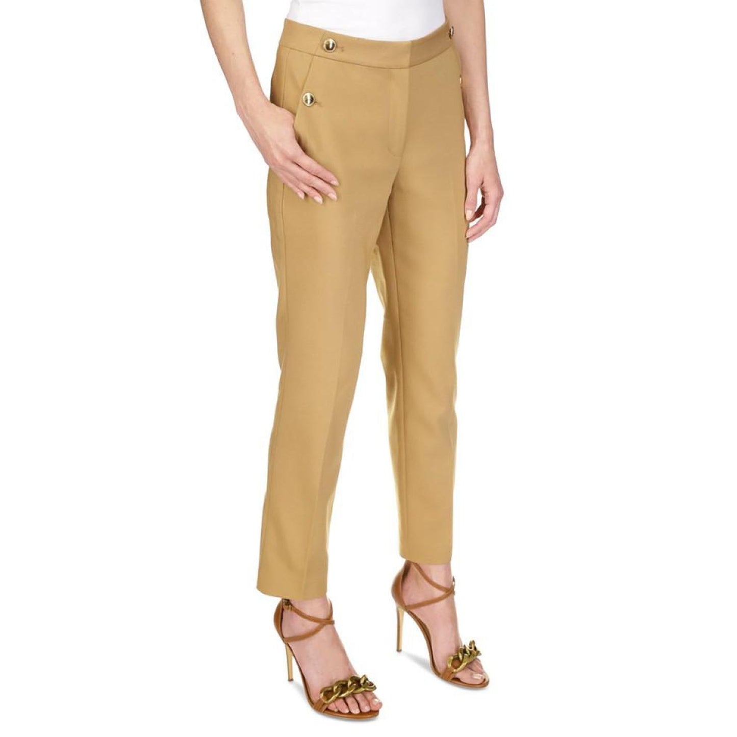 Petite Cropped Sailor Pants