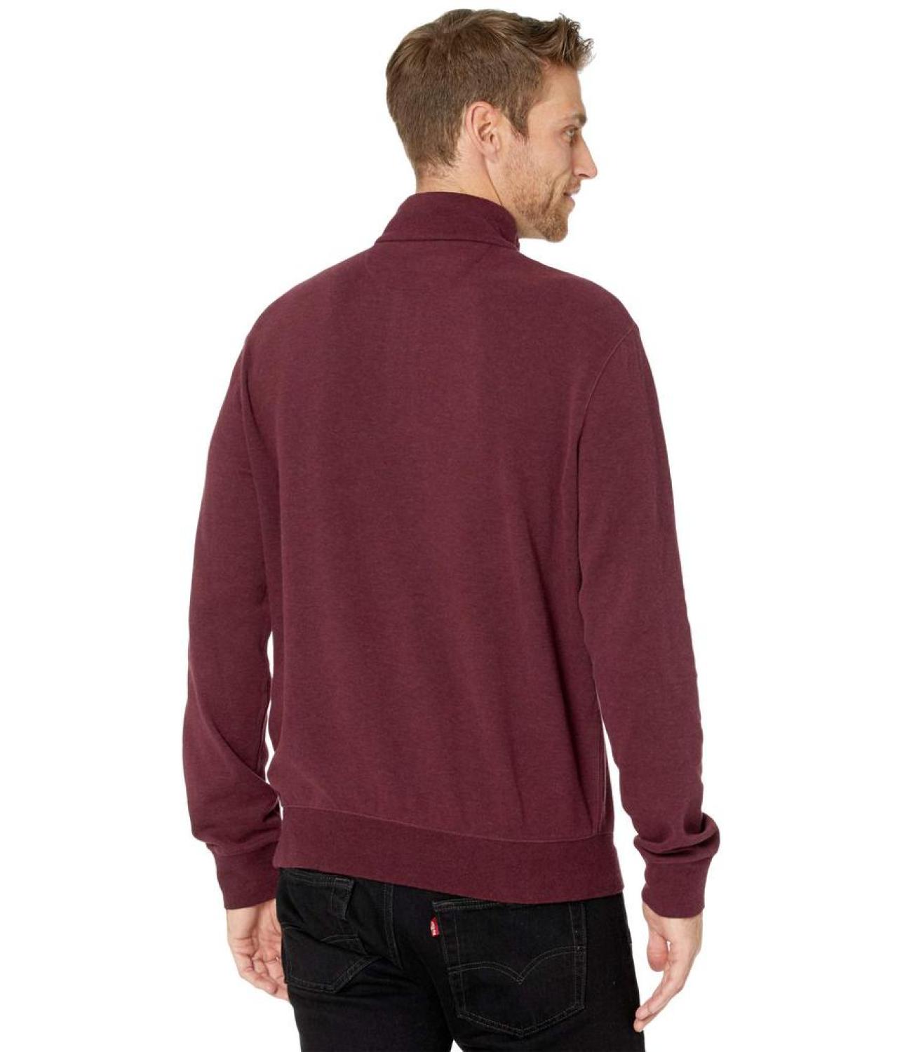 Long Sleeve Lux Jersey Quarter Zip Pullover