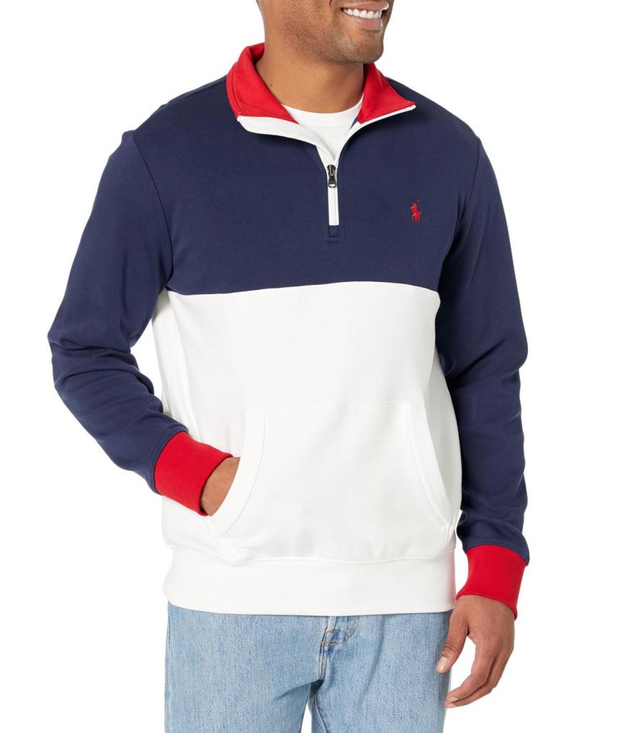 Cotton Interlock 1/4 Zip Sweatshirt