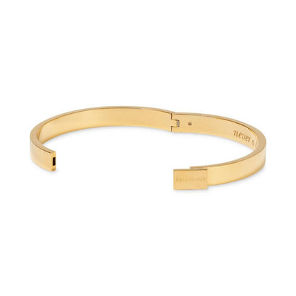 Gold-Tone Never A Dull Moment Color Inlay Bangle Bracelet