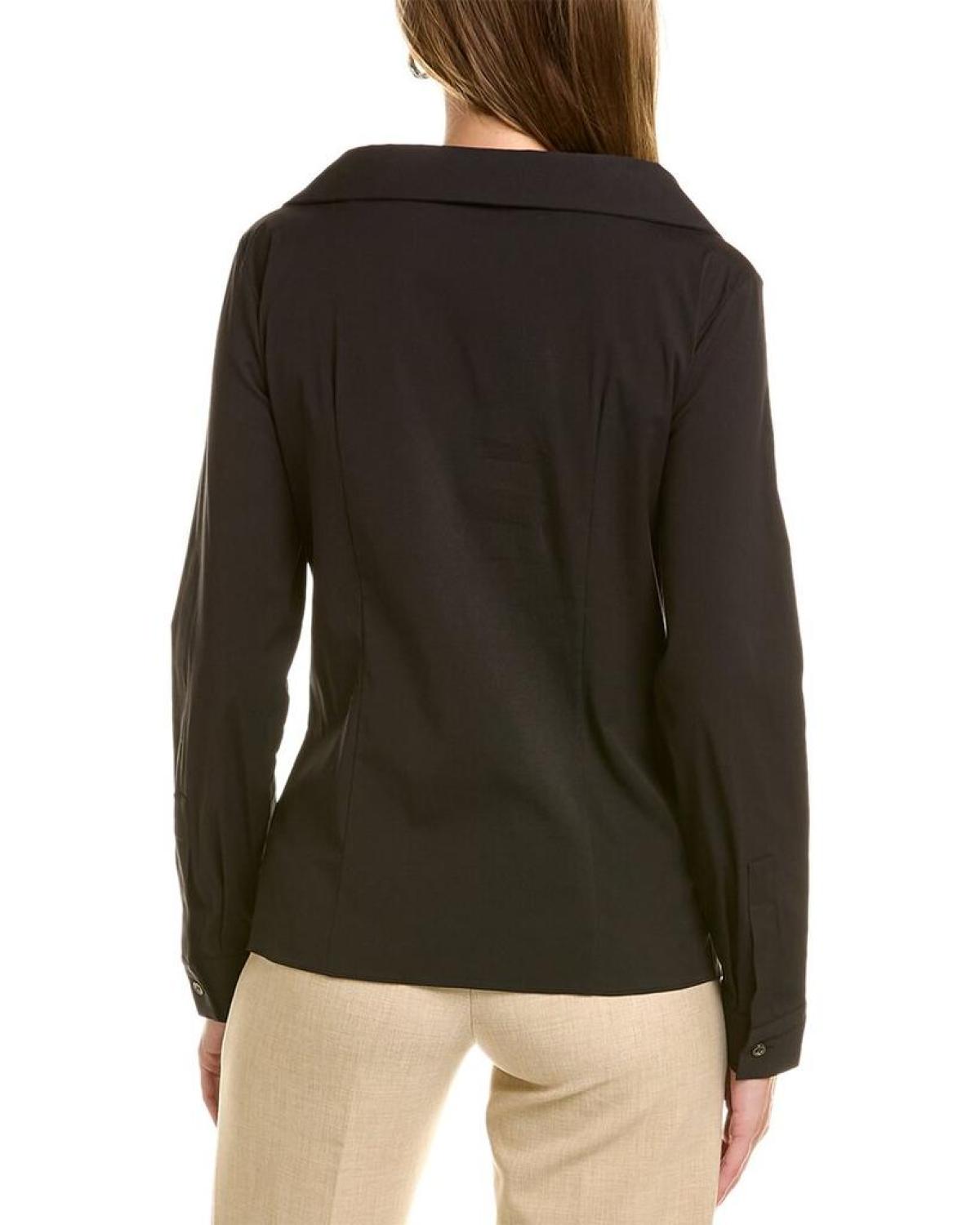 Michael Kors Poplin Portrait Top