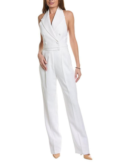 Michael Kors Collection Halter Tuxedo Jumpsuit