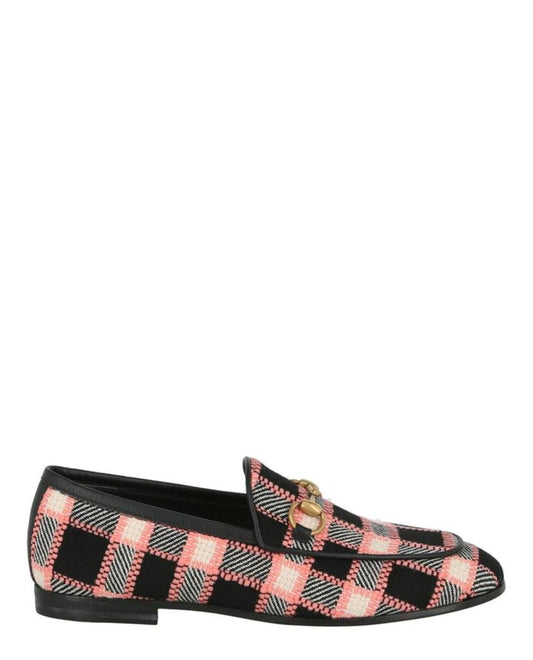 Gucci Jordaan Tweed Loafers