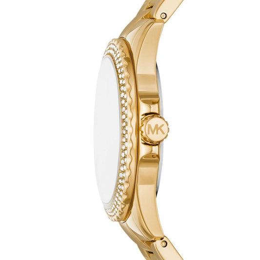 Women's Everest Quartz Three-Hand Gold-Tone Stainless Steel Watch 33mm