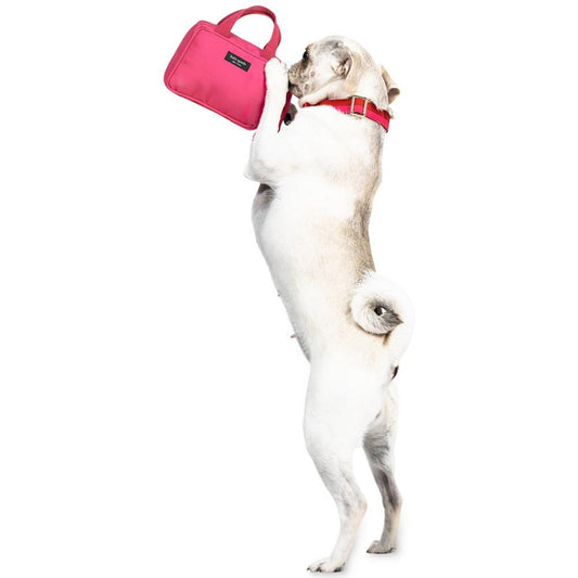 Pink Handbag Dog Chew Toy